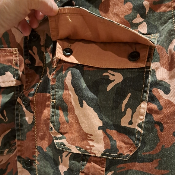 Diesel cropped short sleeve camo jacket - Picture 7 of 12